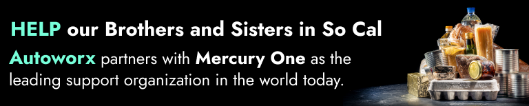 Help our Brothers and Sisters in So Cal. Autoworx partners w Mercury One as the leading support organization in the world today.